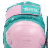 SFR Star Triple Pad Protector Set roz și verde