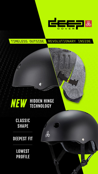 Kask Triple Eight Deep Cover Biały Połysk