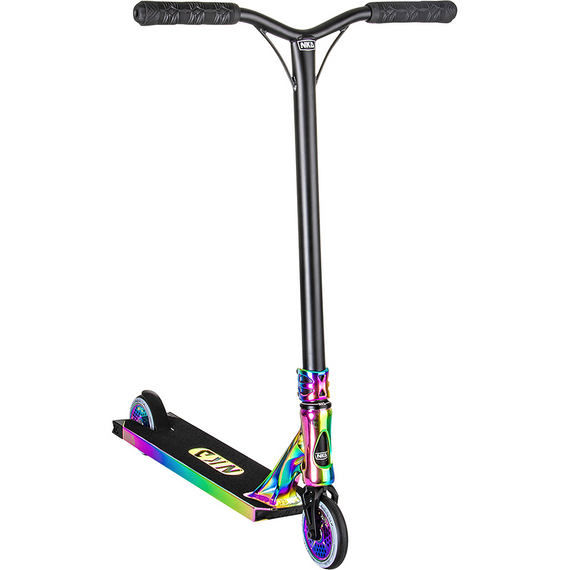 Performanță Scooter mare aluminiu ușor Platformă largă NKD Turbine Rainbow High 87 cm