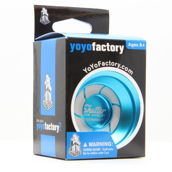 Metal Yoyo YoYoFactory Obturator unghi larg Aqua