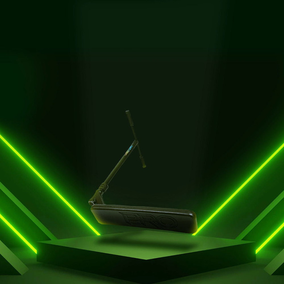 NKD Pro Trampoline performanță Scooter negru wys. 85 cm