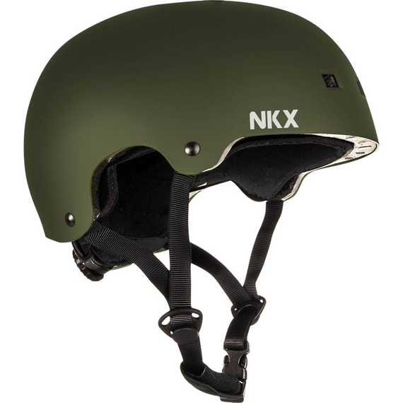 NKX Brain Saver Skateboard Helmet Olive L