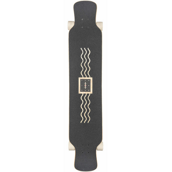 Longboard GLOBE Geminon XL Spray Wave negru cupru 119.4 cm