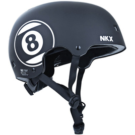 NKX Brain Saver Skateboard Helmet negru 8 Ball