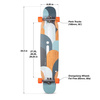 Longboard încărcat Mata Hari 44.5"