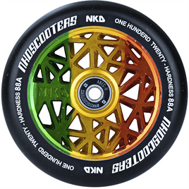 NKD Black Widow Black-Rasta 120 mm roată scuter