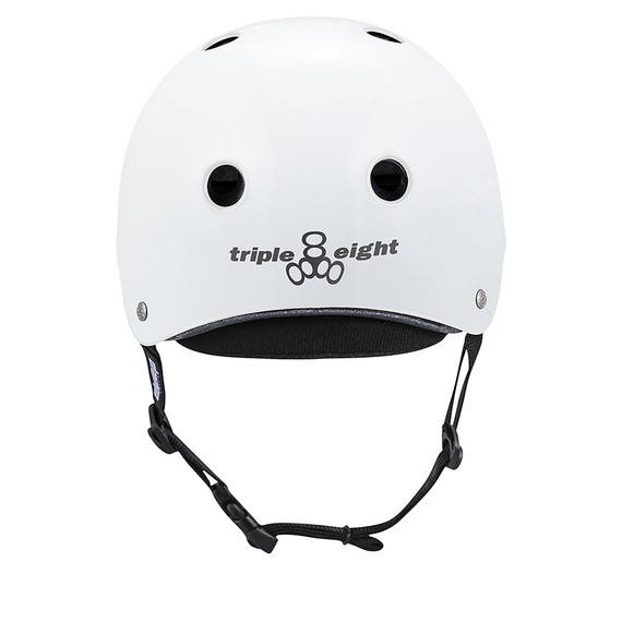 Cască Triple Eight Deep Cover White Gloss