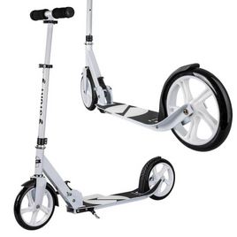 Scuter de transport cu roți mari Story Urban GO! Alb