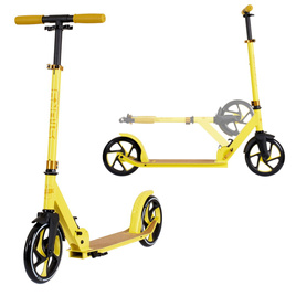 Scuter de transport cu roți mari Story Urban GO! Galben