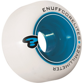 Enuff Corelites Skateboard Wheels alb/albastru 52 mm