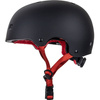 NKX Brain Saver Cască de skateboard negru și roșu