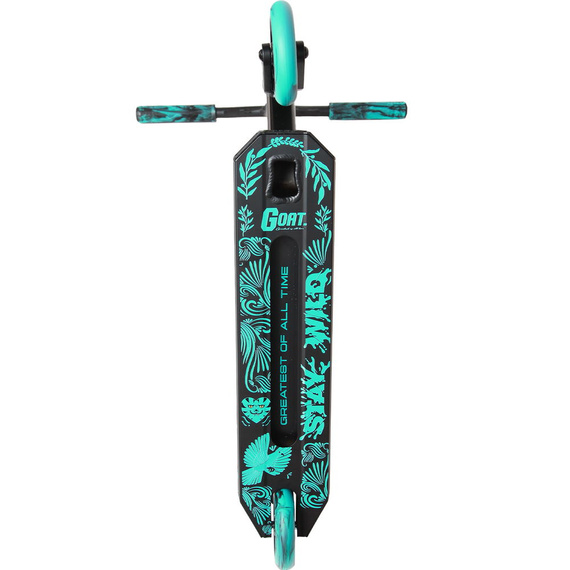 NKD GOAT Scuter Stunt Negru și mentă wys. 83 cm