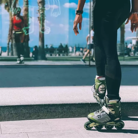 Patine cu rotile Universal Inline STORY Trust Vanilla Blue