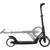 Scuter de transport cu suspensie Story Metro Black