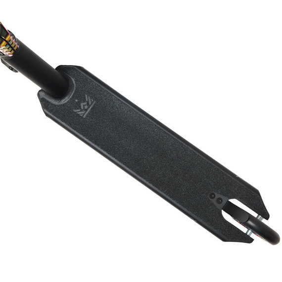 NKD RIZZ Stunt Scooter negru și curcubeu 81 cm