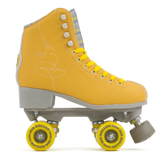 RIO ROLLER SIGNATURE QUAD SKATES Patine cu rotile galbene