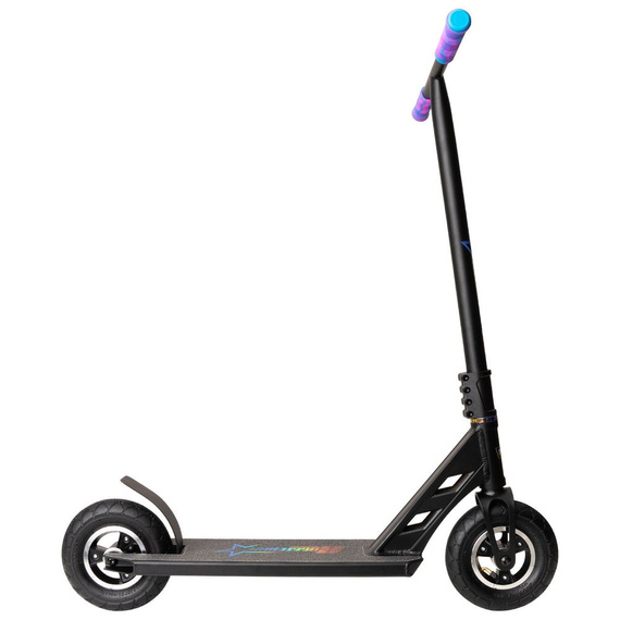 NKD Bullit Off-road Dirt Scooter negru și curcubeu 92 cm