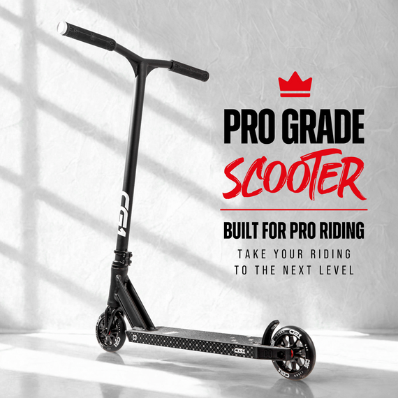 Trotinetă freestyle CORE CG1 Complete Stunt Scooter Negru înălțime 81 cm