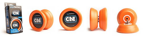 Yoyo pentru începători 2 rulmenți YoYoFactory ONE Orange