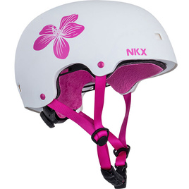 NKX Brain Saver Flower Pink Cască de skateboard