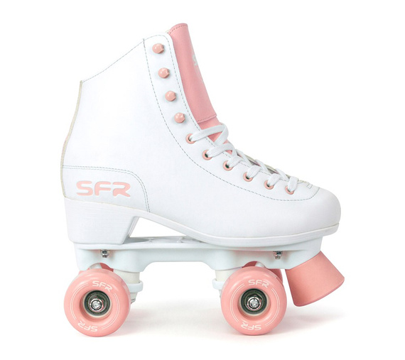 Patine SFR Figure Quad alb-roz 