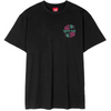 SANTA CRUZ Dressen Rose Crew Two T-Shirt Negru