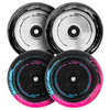SLAMM Swirl Hollow Core negru / alb 110 mm set de roți pentru scuter
