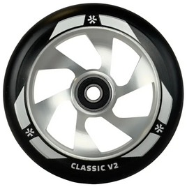 Union Classic V2 Pro Scooter Roată negru argintiu 110 mm