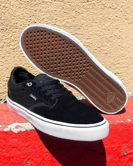 EMERICA Dickson Pantofi negru/alb/galben