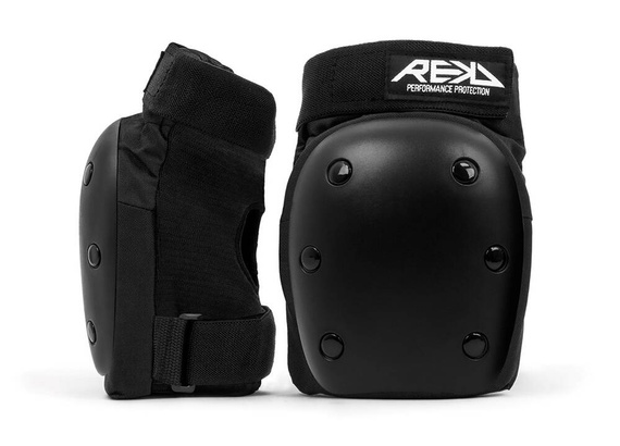 REKD Heavy Duty Triple Pad Protectors Set Negru
