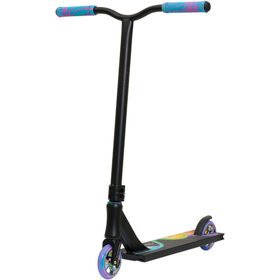 Scuter de performanță NKD Rally V4 Negru & Rainbow wys. 83 cm