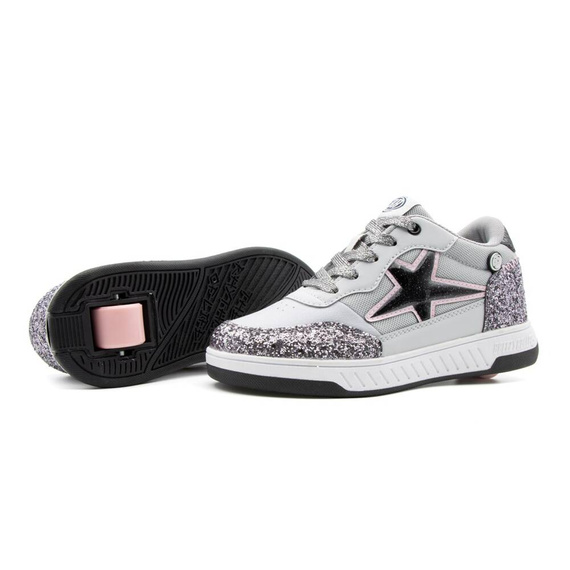 Pantofi Breezy Rollers Star Silver Grey