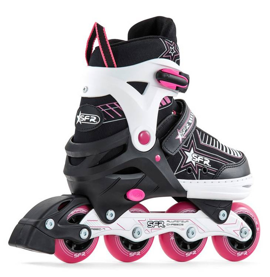 Patine cu rotile reglabile SFR Pulsar Pink L inline