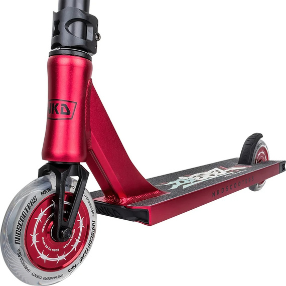 NKD Diesel Stunt Scooter roșu/negru 87 cm