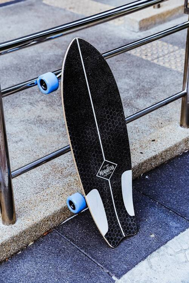 Mindless Surf Skate Fish Tail Alb 29.5" bord