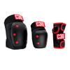Set de protecții CORE Skate Triple Pad Set Negru