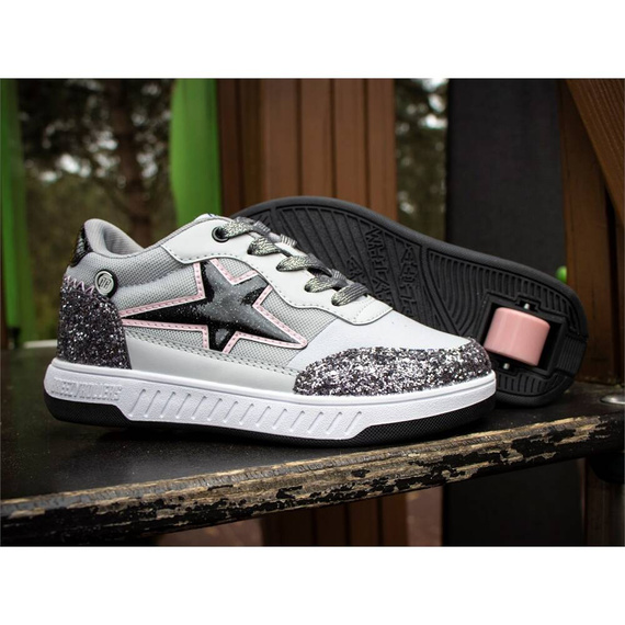 Pantofi Breezy Rollers Star Silver Grey