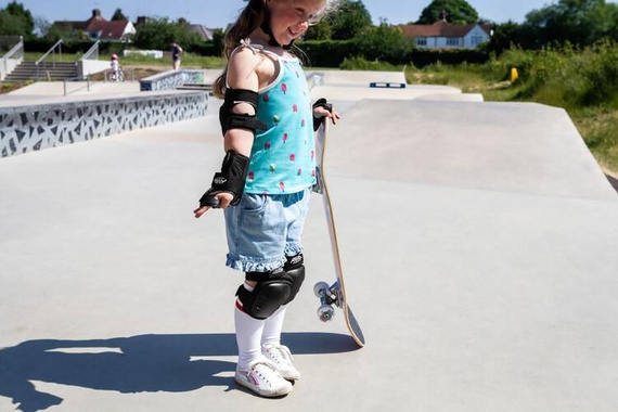 REKD Junior Heavy Duty Triple Pad Set M Negru