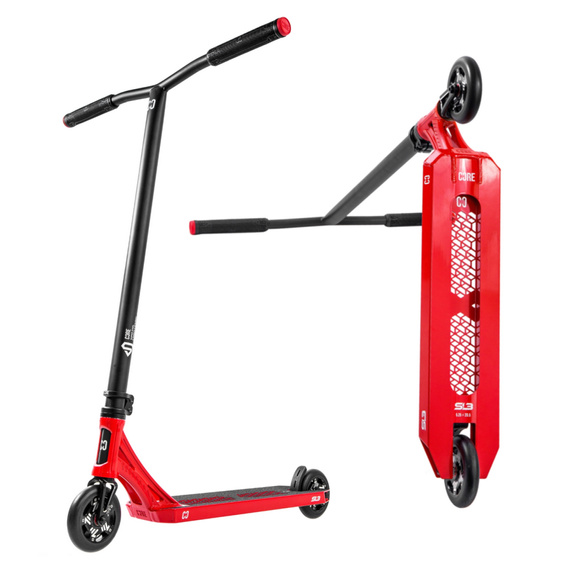 Trotinetă freestyle CORE SL3 Complete Stunt Scooter Roșu-Negru înălțime 92,5 cm