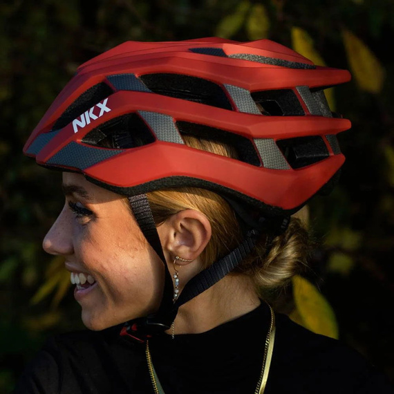 NKX Racer Pro Cască de bicicletă Burgundy