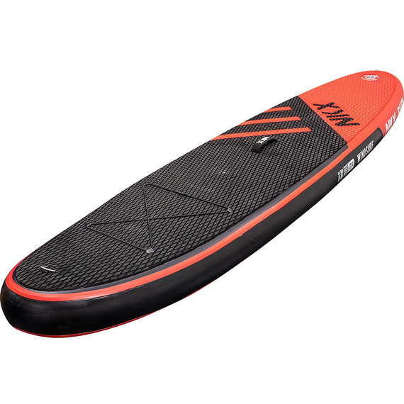 SUP gonflabil bord de turism NKX Windsurf roșu / negru 9'0