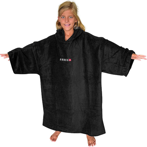 Annox Deluxe Kids Poncho negru