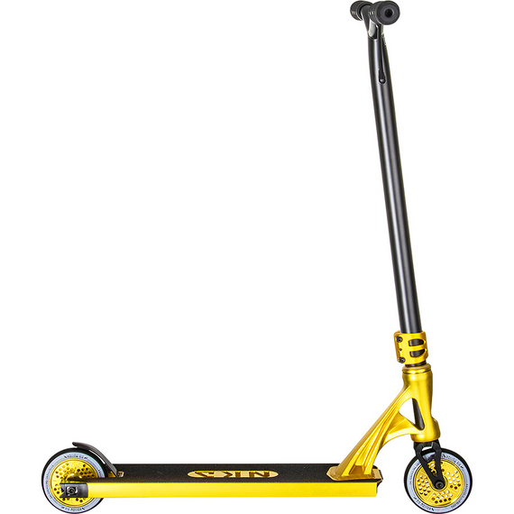Performanță Scooter mare aluminiu ușor Platformă largă NKD Turbine Bull Gold Gold Înălțime 87 cm
