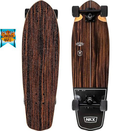 Cruiser NKX Classic Ebony White Cruiser 29" Skateboard
