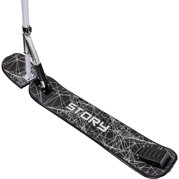 Story Deluxe Snow Scooter Alb și negru 83-94 cm