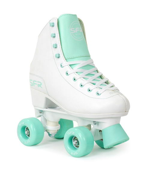 Patine SFR Figure Quad alb și verde
