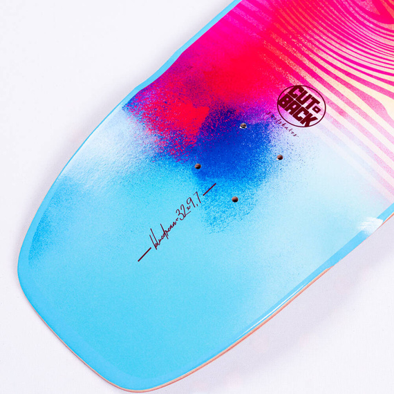 Surfskate Cutback Blue Dream 32" bord