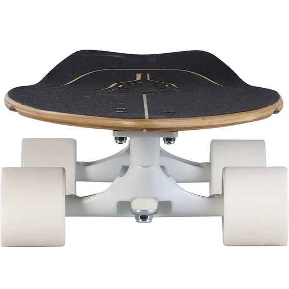 Surfskate Surfboard NKX Maverick negru și maro Ebony 31 "