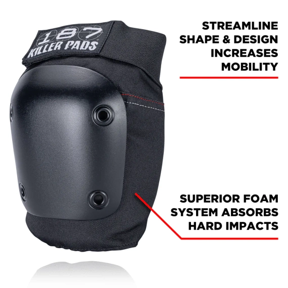 187 Killer Pads Fly Knee Pad negru