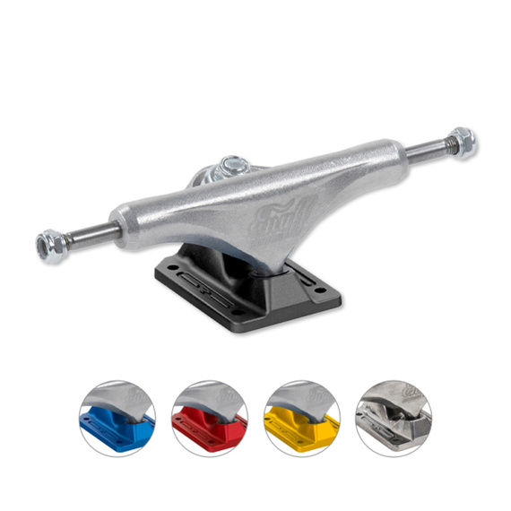 Enuff Decade Pro Satin Skateboard Trucks argint / negru 129 mm